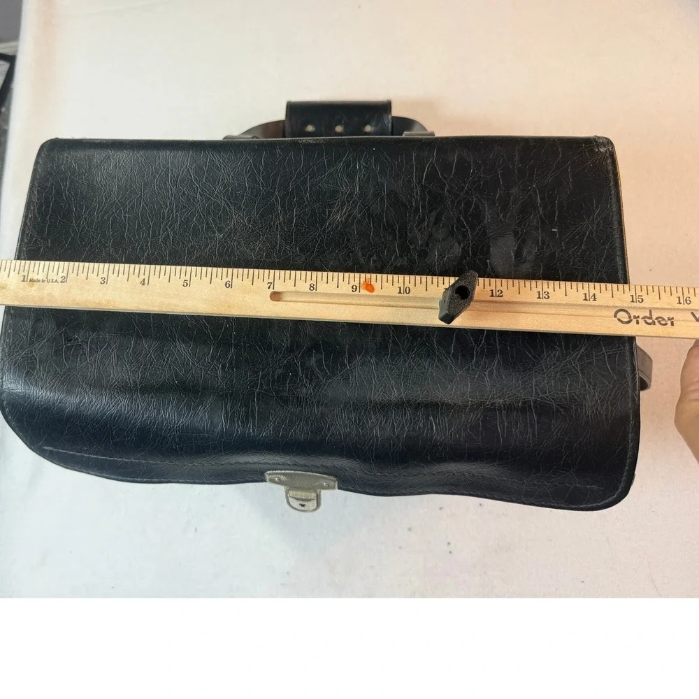 Vintage 60s MCM Train Case Blk Vinyl K.I.‎ & Co Japan Photography MCM Travel Bag